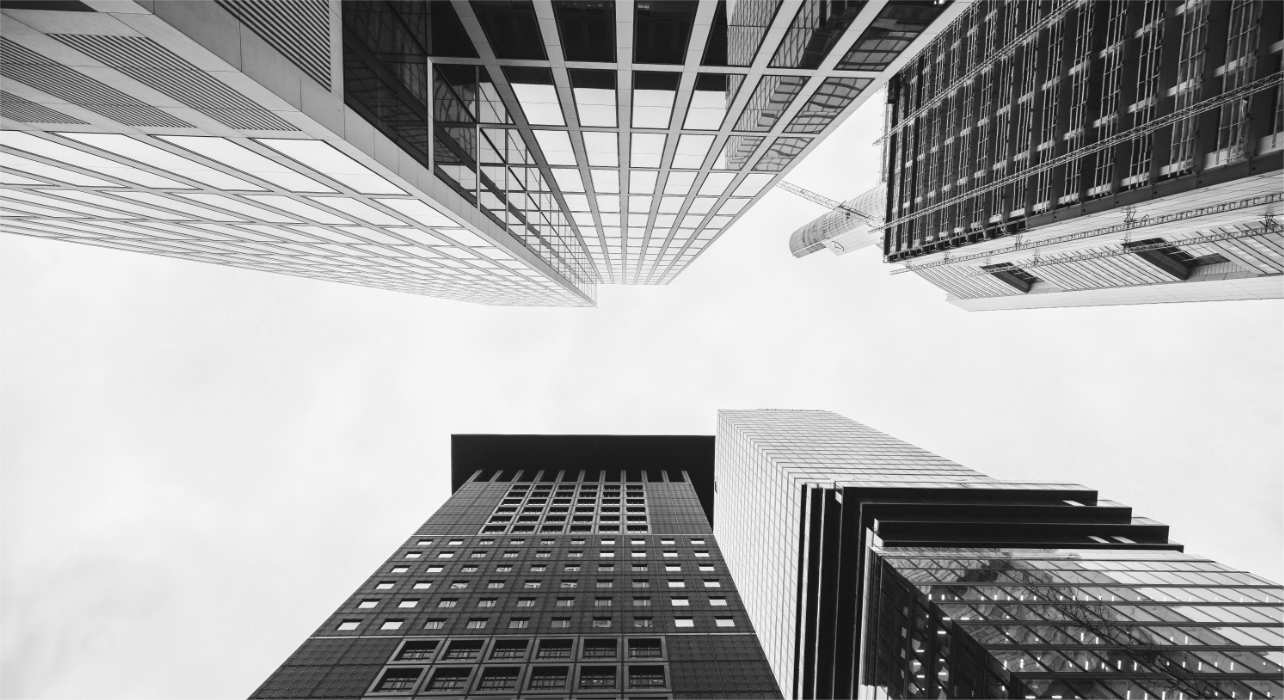 Hochhäuser in Frankfurt Innenstadt